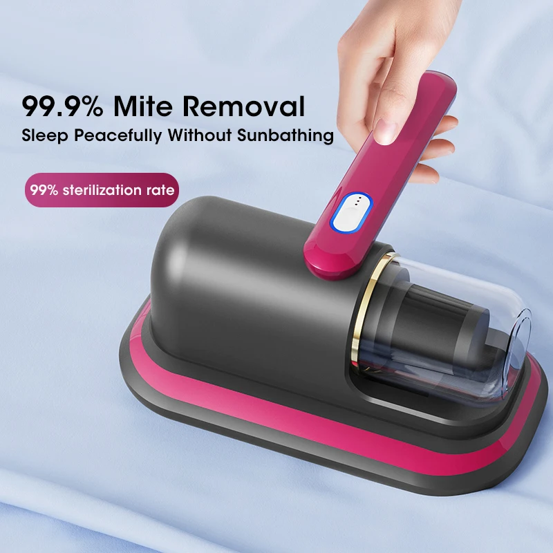 10kPa Handheld Mattress Vacuum Mite Remover Cordless Cleaner for Home Clothes Sofa Bed Pillows Clean Dust Free Shipping