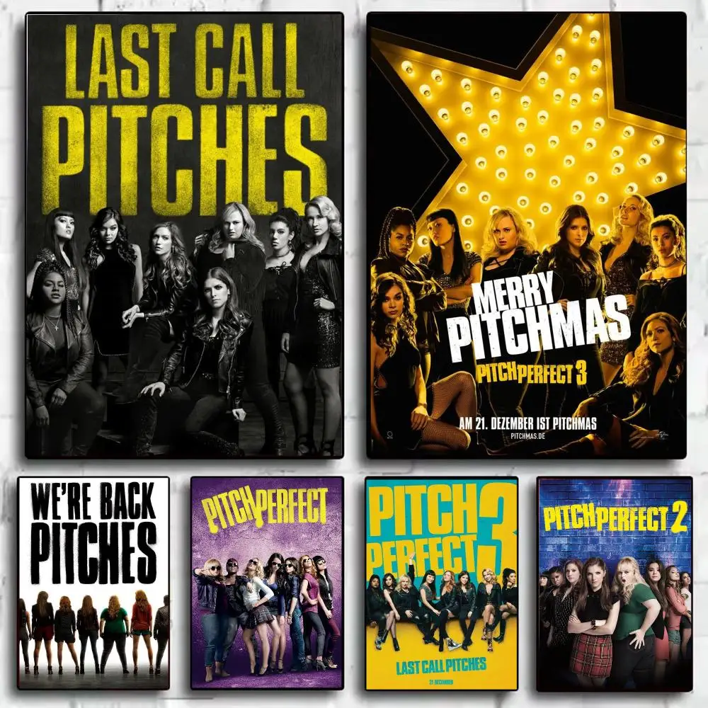 Movie P-Pitch Perfect Poster Modern  Wall Art Aesthetic Minimalist Bedroom Decor Cafe Home Gift