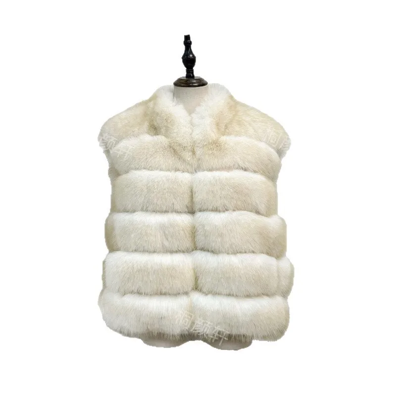 Hoodless Small a Line Coat Elegant Commuter with Semi Turtleneck Sweet and Fresh Regular Length Sleeveless Autumn Women Coat