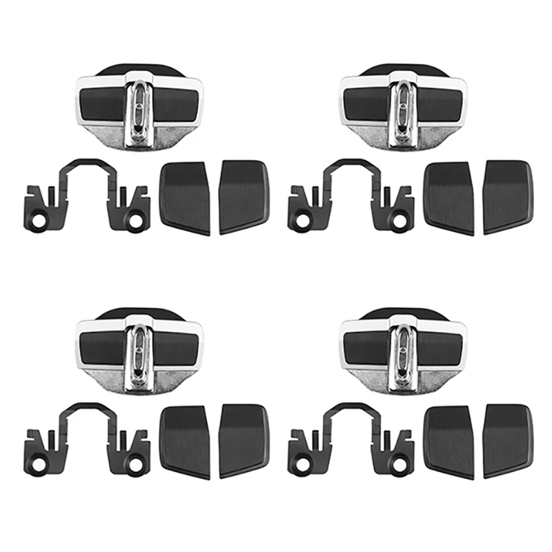 

4Set Car TRD Door Lock Buckle Upgraded Stabilizer Cover Latches Stopper For-Lexus-Toyota Series Eliminate Abnormal Space