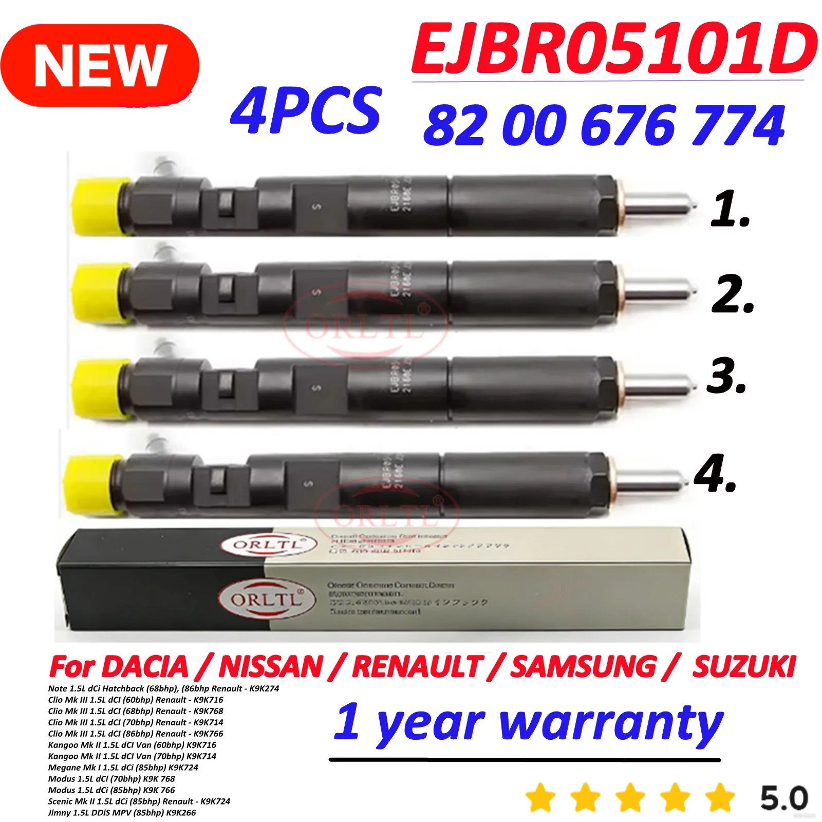 4 Pieces Original I…