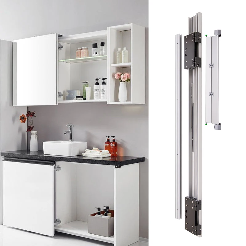 Wheels Wardrobe Accessories Rail System for Silence Kitchen Cabinet Coplanar Fittings Hardware Inline Sliding Door Roller