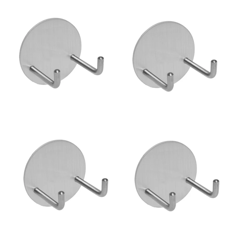 Practical-304 Stainless Steel Coffee Handle Bracket Hook Kitchen Punch-Free Storage Hook Bathroom Multi-Function Hook