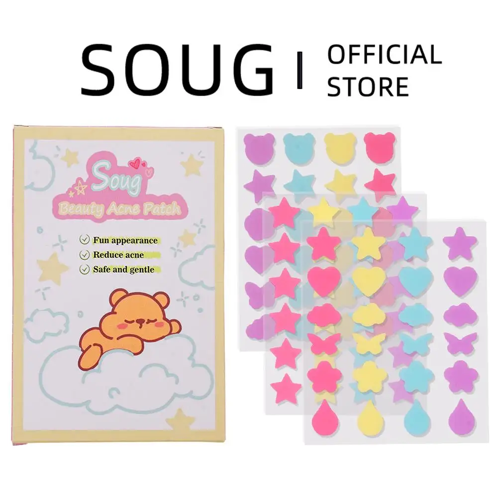 SOUG mignon hydrocolloïde acné Invisible bouton Patch autocollants élimination Patch points noirs outil soin Invisible imperfections bouton Faci L1Y7