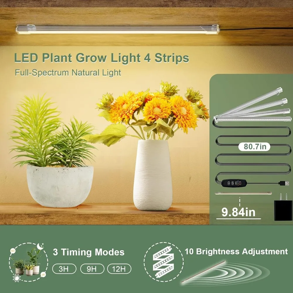 High Indoor Plant Rack, móveis e rodas travadas, Plant Rack com luzes de crescimento, adequado para plantas de interior, 6 andares, 72 em