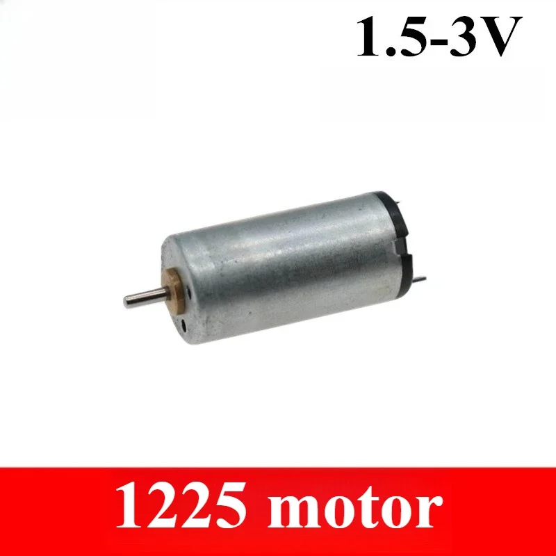 1225 Motor 1.5-3V Miniature High-speed Circular Motor 3V16000 Rpm DIY Technology Small Production 12*25mm