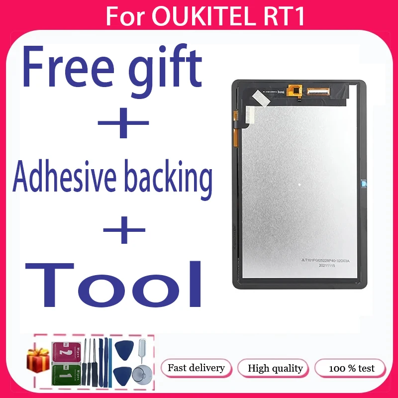 

For OUKITEL RT5 RT1+ LCD Display + Touch Screen+Free adhesive backing+Tool