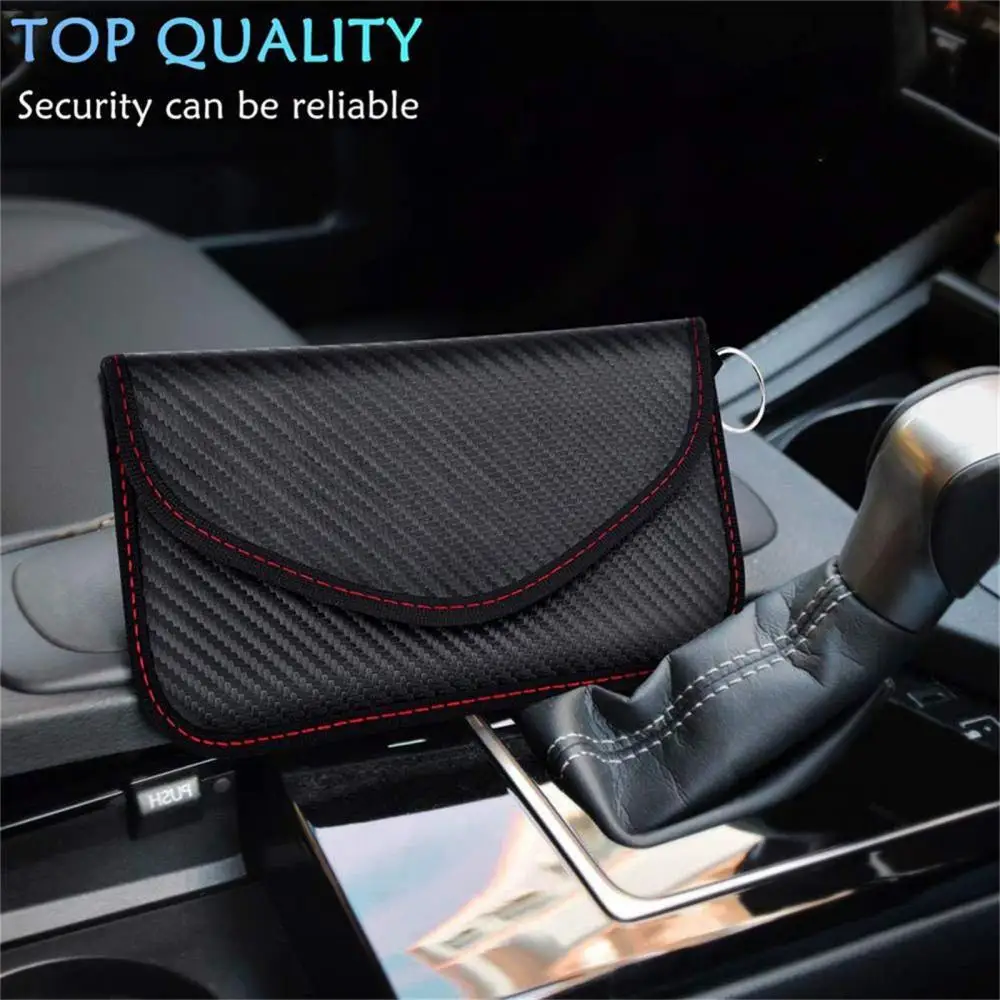 Faraday Bag Anti-Radiation Signal Shielding Pouch Car Key Radiation Protection Storage Bag Wallet Case For Cell Phone Protection