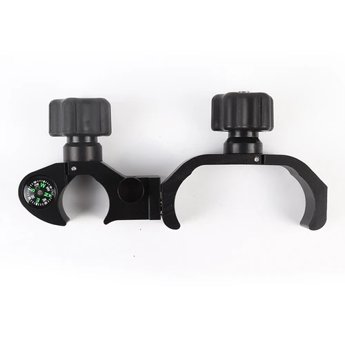 Imagen 1 del producto Soporte de soporte de poste de rango ABIY-GPS para recopilador de datos abierto de mano Trimble con abrazadera de poste de liberación rápida de brújula, A