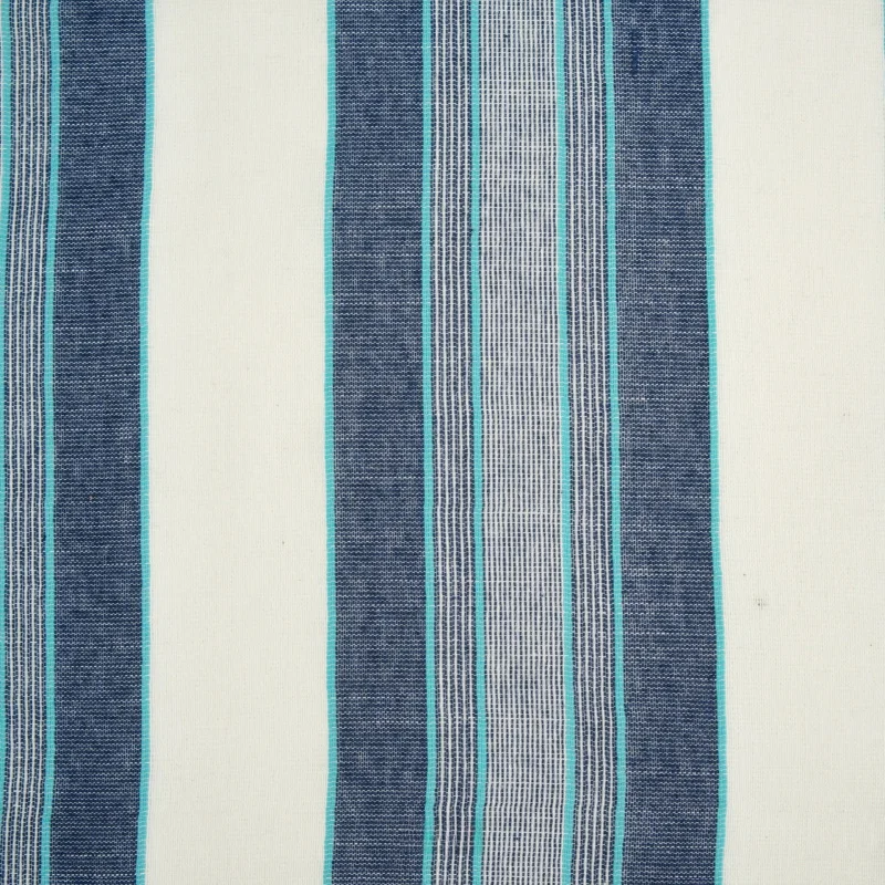 2Yards Fresh and artistic Blue and white striped cotton-linen breathable fabric dress, shirt, cheongsam, pantsdiyFabricA