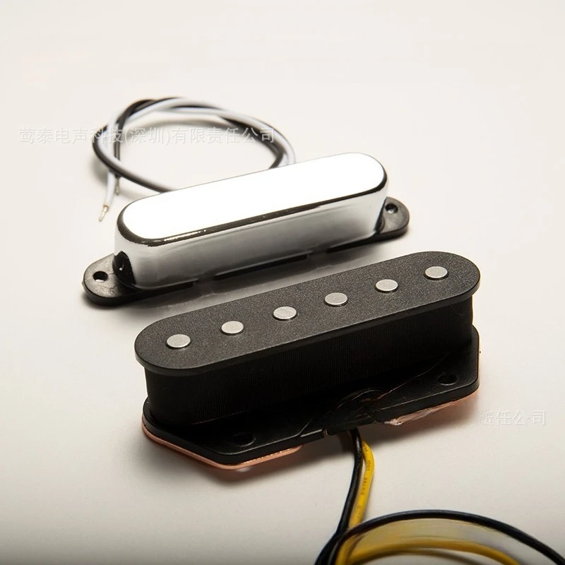 

Комплект звукоснимателей Alnico 5 для электрогитары, однокатушечные звукосниматели с креплениями из ABS-пластика для электрогитары в стиле TL