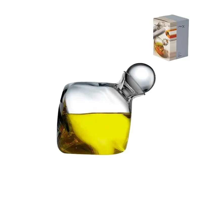 Oil Pot Crystal Glass Seasoning Pot Handmade Kitchen Supplies