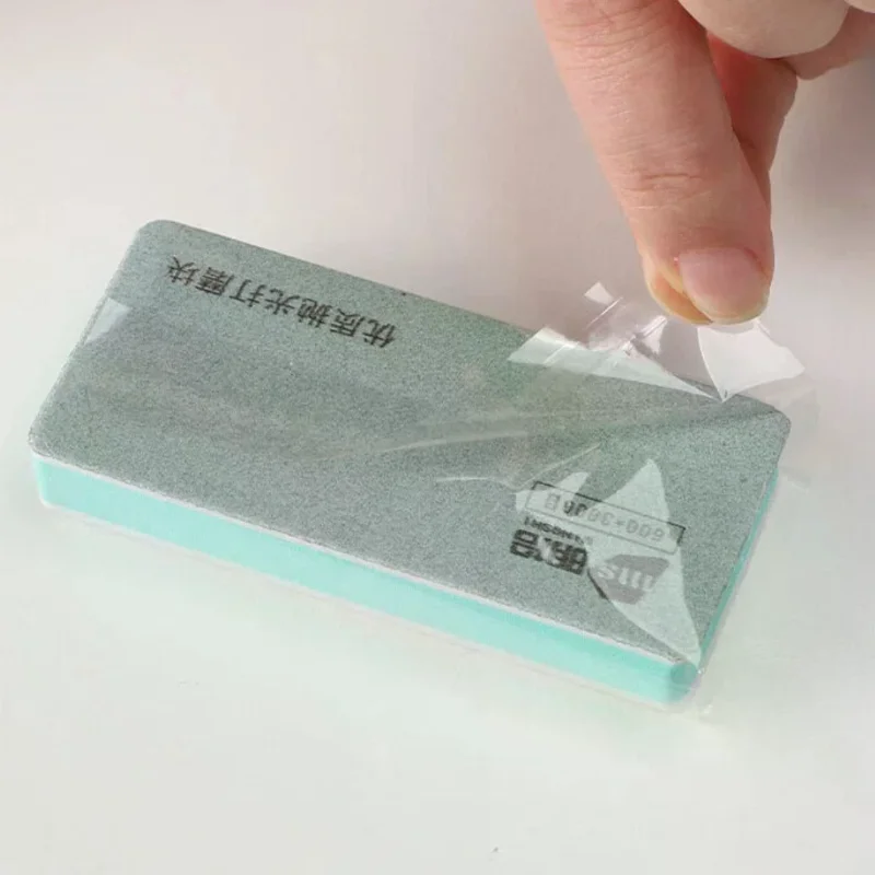 1/5/10 قطعة إسفنجة صنفرة مزدوجة الجوانب بلمسة نهائية دقيقة 600-3000 إسفنجة ورق الصنفرة لحزام الساعة وتلميع الحافظة