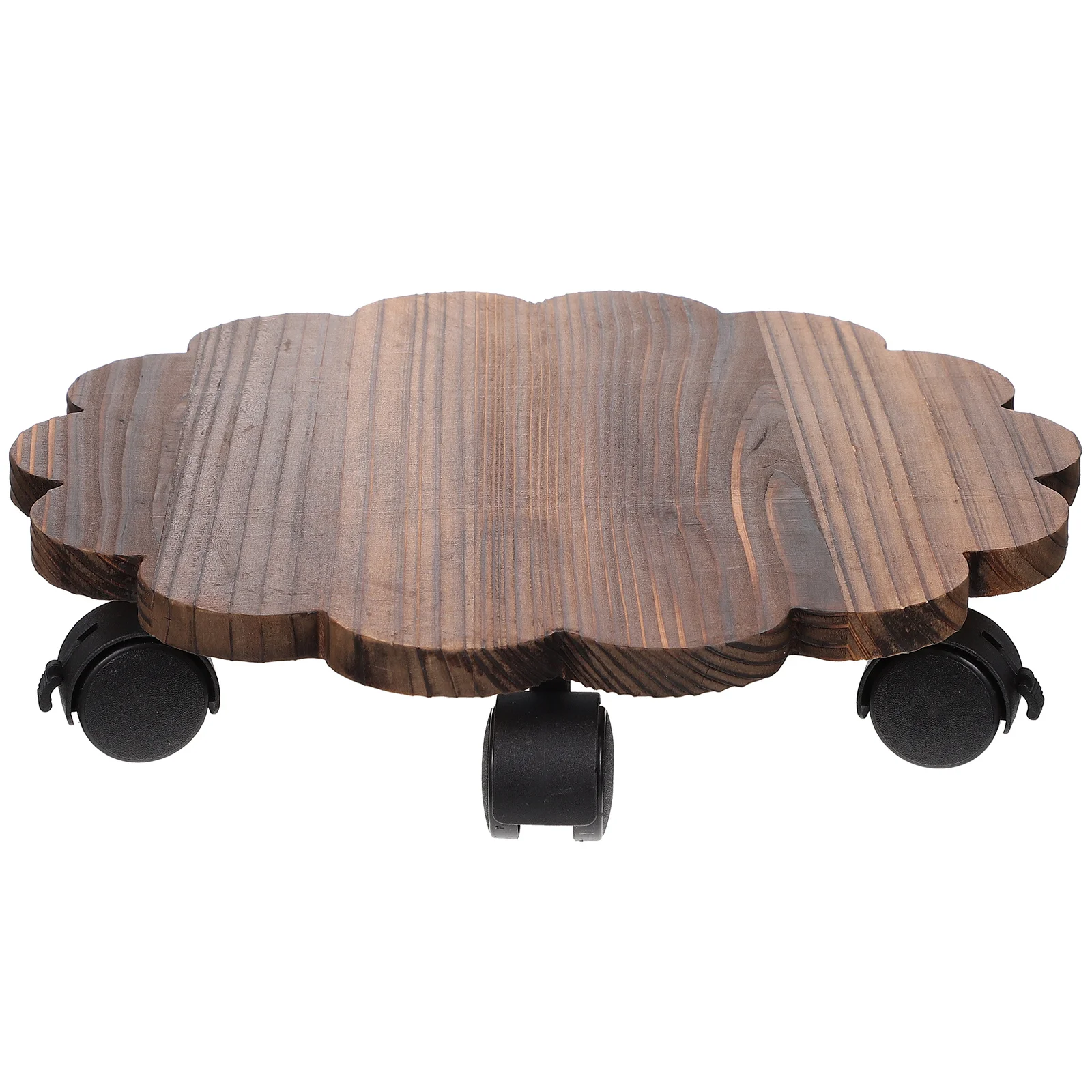 

Tray Pallet with Roller Wheel Moving Flower Rack Pot Flowerpot Holder Stand Trolley Stands Wheels Coffee