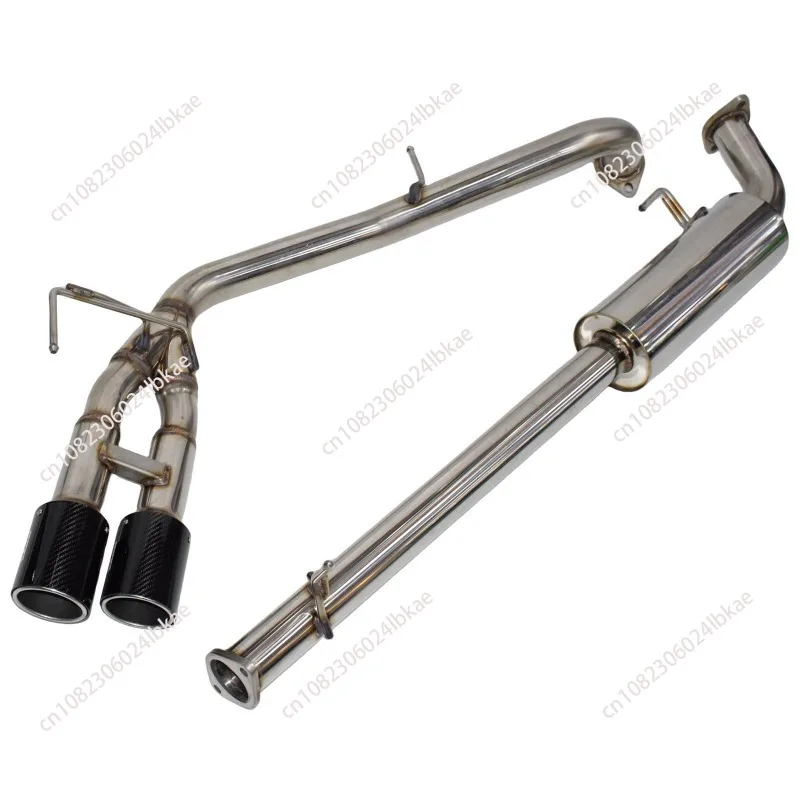 Performance Exhaust System for 2022+ Ford Ranger T9 for Cat Back Carbon Dual Tail Tip Muffler Side Exhaust Pipe