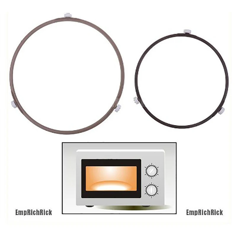 New Microwave Turntable Rings Rollers Microwave Oven Tray Support Glass Plate Rotating Roller Rings for Microwave Oven