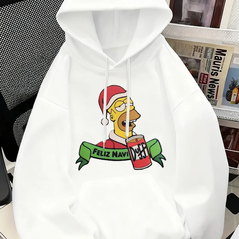 The Simpsons Authorized Collaboration Hoodie for Autumn and Winter, 