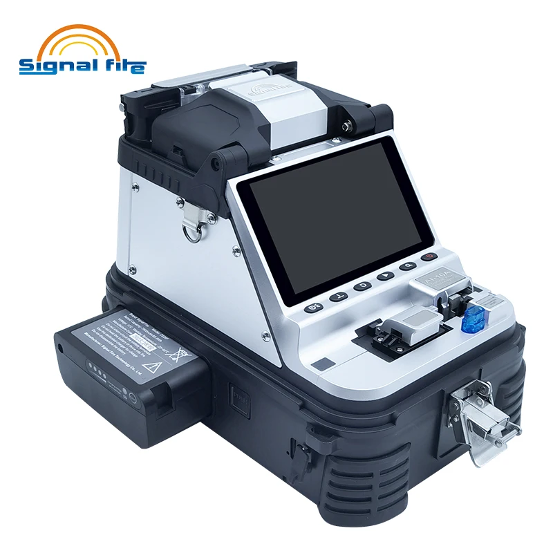 Imagem -06 - Fibra Óptica Fusion Splicer Alta Precisão Máquina de Emenda Motores Ai10a Ai-9 Ai6a Ai-6c Ai-6c sm e mm com Vfl Opm 5s