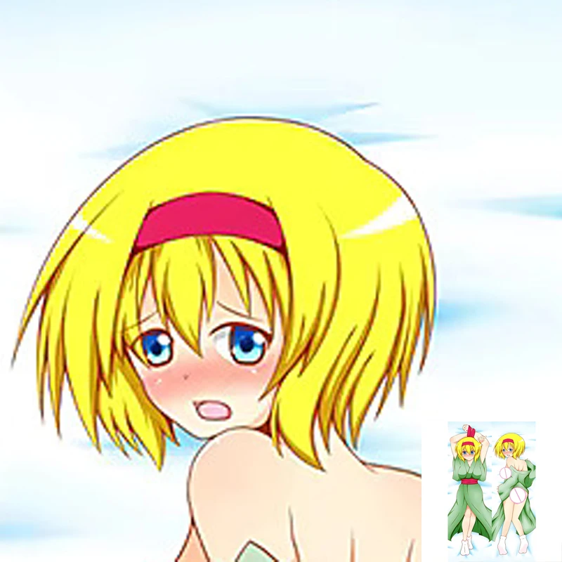 

Anime Pillow Cover Dakimakura Alice Margatroid 2 Side Printed Hugging Body Pillowcase Cushion Cover Bedding Decor