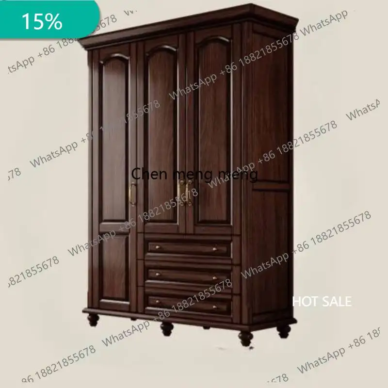 M178 Luxury Nordic Unit Wardrobes Adults Wood Locker Cabinet Storage Wardrobes Closet Clothes Lounges Armario De Ropa
