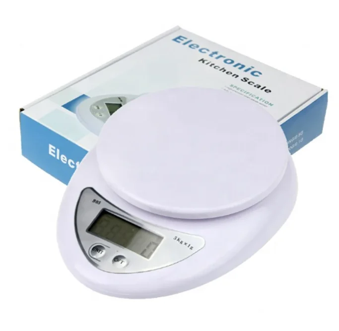 1pc 5kg Portable Digital Scale Scales Food Balance Measuring Weight Kitchen LED Electronic Scales