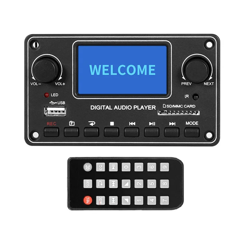 Módulo de reproductor de MP3 LCD, pantalla 28X64, placa decodificadora de Audio Digital Bluetooth TDM157, USB, SD, BT, FM, para amplificador de hogar y coche