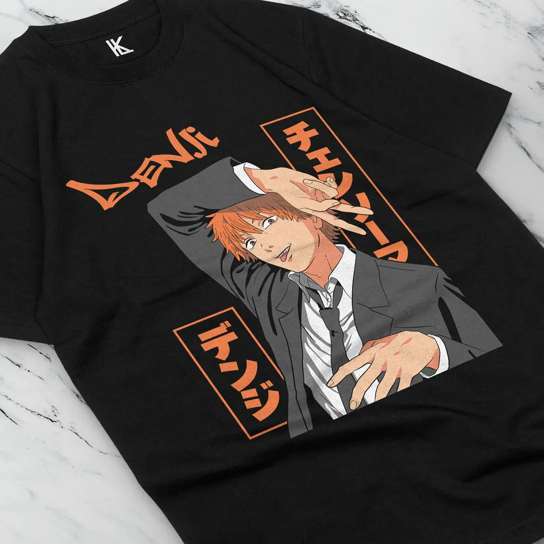 Chainsaw Man T-Shirt Chainsaw Man Anime CSM Denji  Shirt