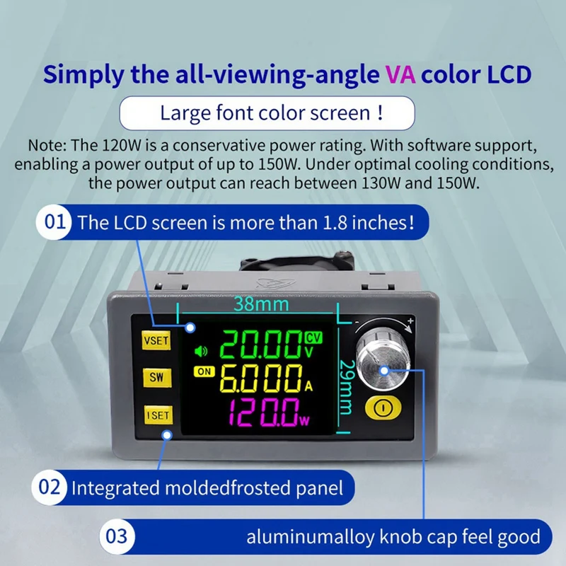 SK120 CNC Adjustable DC Voltage Regulator Power Supply With Constant Voltage And Current, Solar Charging Module