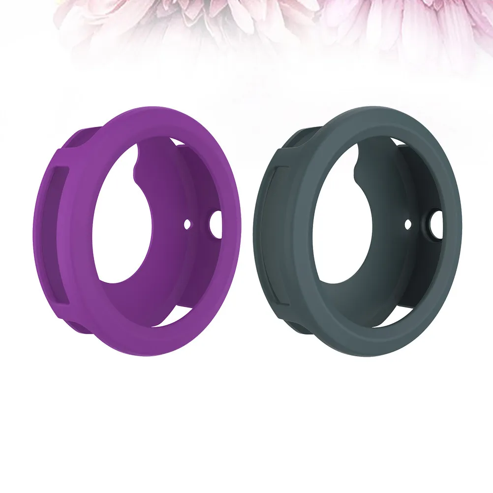 

2 шт. силиконовые защитные чехлы для Vivoactive3, темно-синие, фиолетовые, ультратолстые, антивозрастные, для смарт-устройств