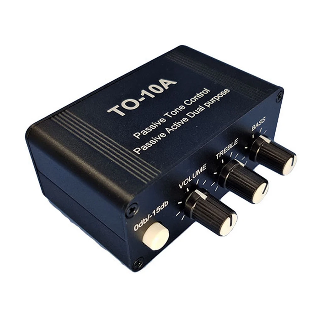

M18K-NE5532 Dual OP Amp Front Audio Amplifier, Stereo Tube Preamp Treble Mid Bass Tone Control Dual-Purpose Attenuated Volume