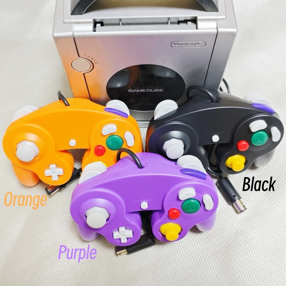 For Gamecube Controller Wired Handheld Joystick Compatible Nintend For NGC Controller For Wii Gamepads