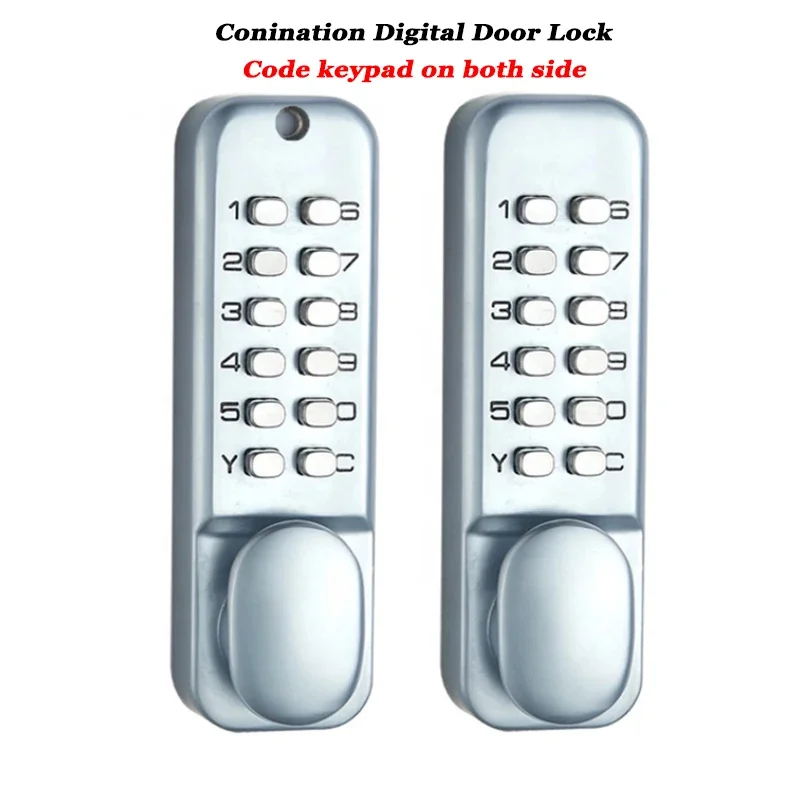 

Waterproof Password Lock Outdoor Gate Lock Double Keypad Exterior Villa Lock Keyless Entery Home Lock