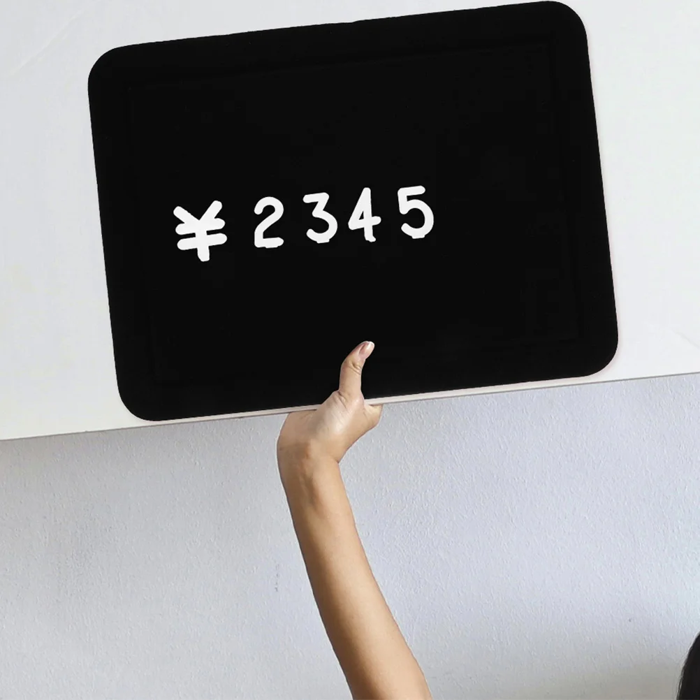 2 Sets Alphabet Message Board Plastic Letters for Bulletin Boards Reusable Felt Accessories