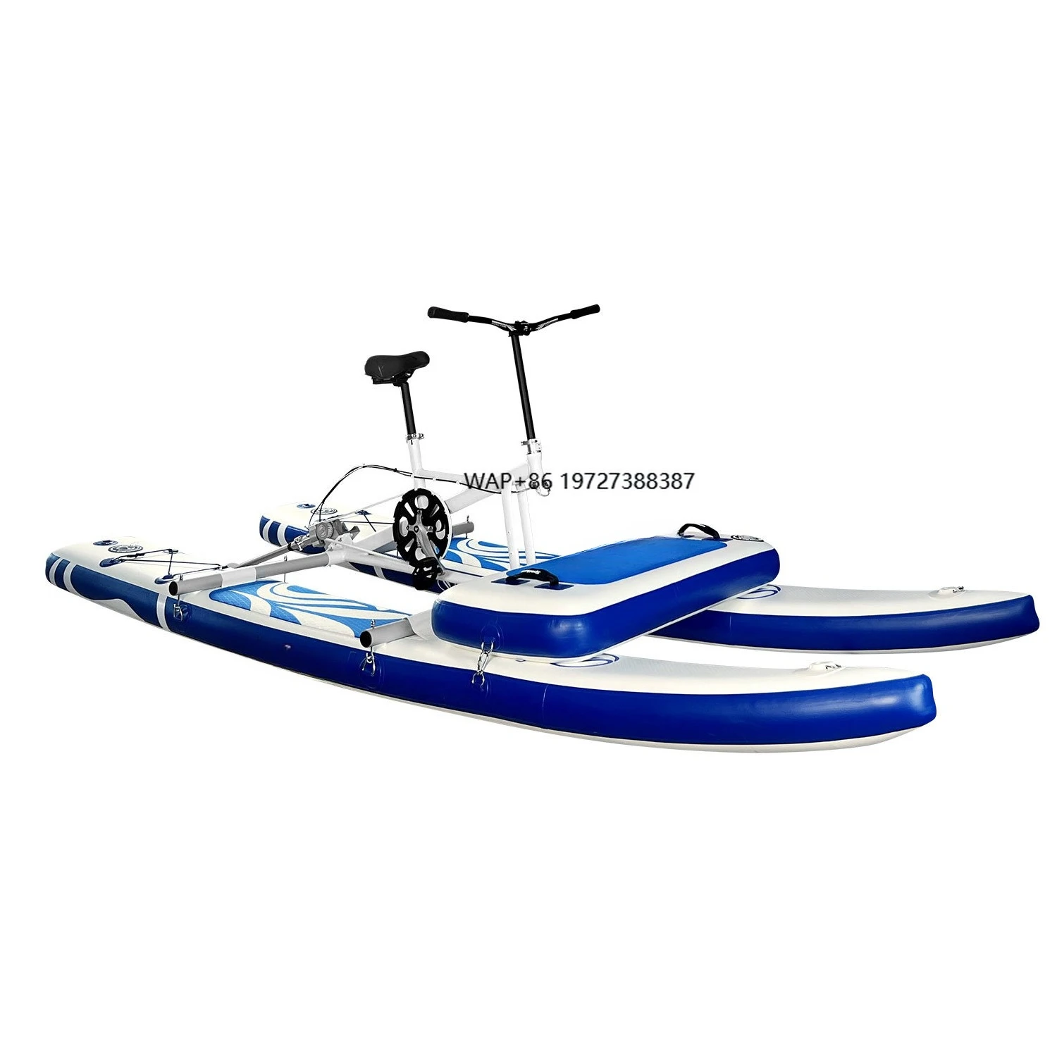 

2025 New Style Leisure Single Water Bike Foot Pedal Boats Floating Bicycle for Sale