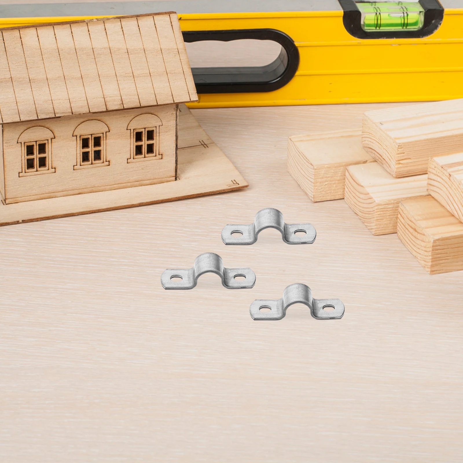 Heavy Duty Metal Wire Clips for -Shaped Pipe Clamp Support Rigid Tube Strap Fixing Bracket Fastener Garden Irrigation Water