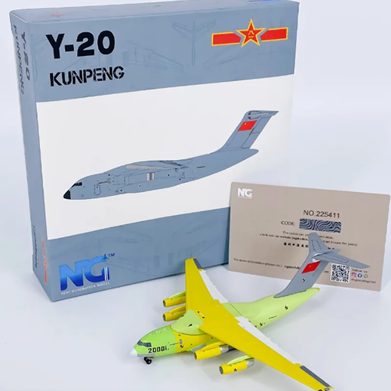 

Diecast 1/400 Scale China Transport 20 Y-20001 Simulation Aircraft Model Y20 Alloy Material Finished Model Collection Display