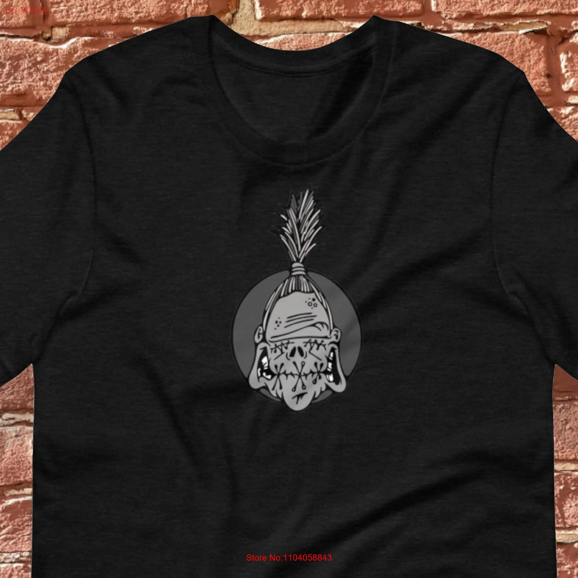 Shrunken head Tiki T Shirt kustom kulture long or short sleeves