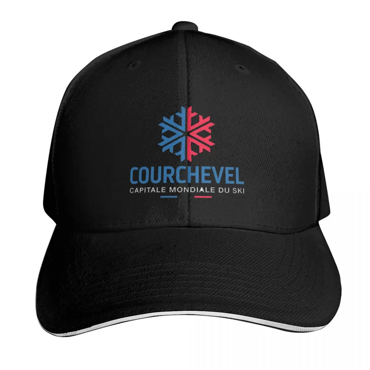 Courchevel Resort, France: Ski Capital of the World Baseball Cap Casual Daily Wear Quick Dry Performance Cotton Twill Breathable