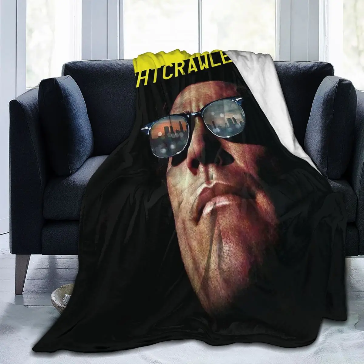 Throw Blanket Nightcrawler W Jake Gyllenhaal Micro Fleece Blanket Four Sizes Cute Warm For Living Room Nice Gift