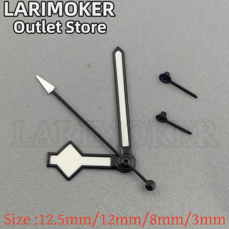إكسسوارات ساعة LARIMOKER VK63 VK64 عقارب ندفة الثلج الذهبية والأحمر والأسود لحركة الكوارتز VK63/VK64 لساعات الرجال