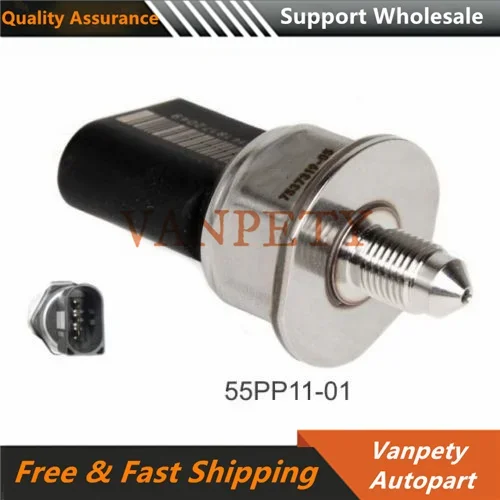 Nieuwe Diesel Rail Druksensor 13537537319 55pp11-01 Voor Bmw E24 E63 E64 E23 E32 E38 E65 E65 E66 F01 F02 E53 E70 E71 E83