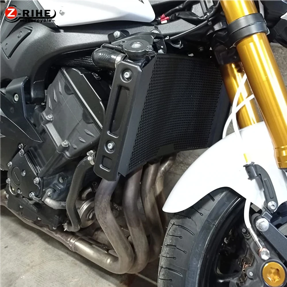 Fz1 s/n fz8 n/s acessórios da motocicleta grade de radiador de alumínio guarda capa protector para yamaha fz8n fz8s fz1s fz1n 2011-2015