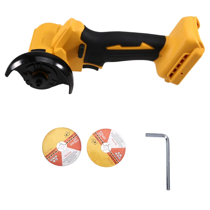 

ABBP-Portable Mini 3-Inch Angle Grinder Kit For 18V Battery: Includes Polishing Tool And 2 Cutting Discs