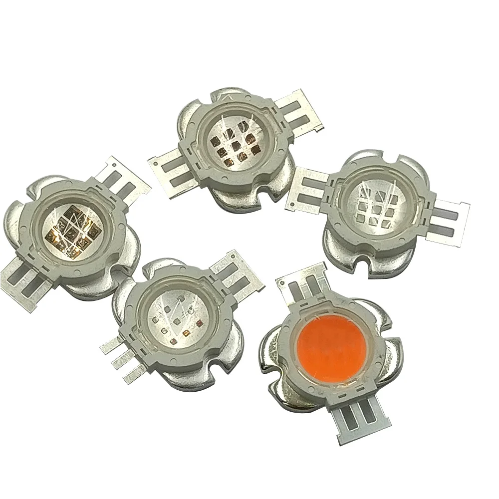 10W high power 45mil cool 60 degree lens white / warm white LED light emitting lamp