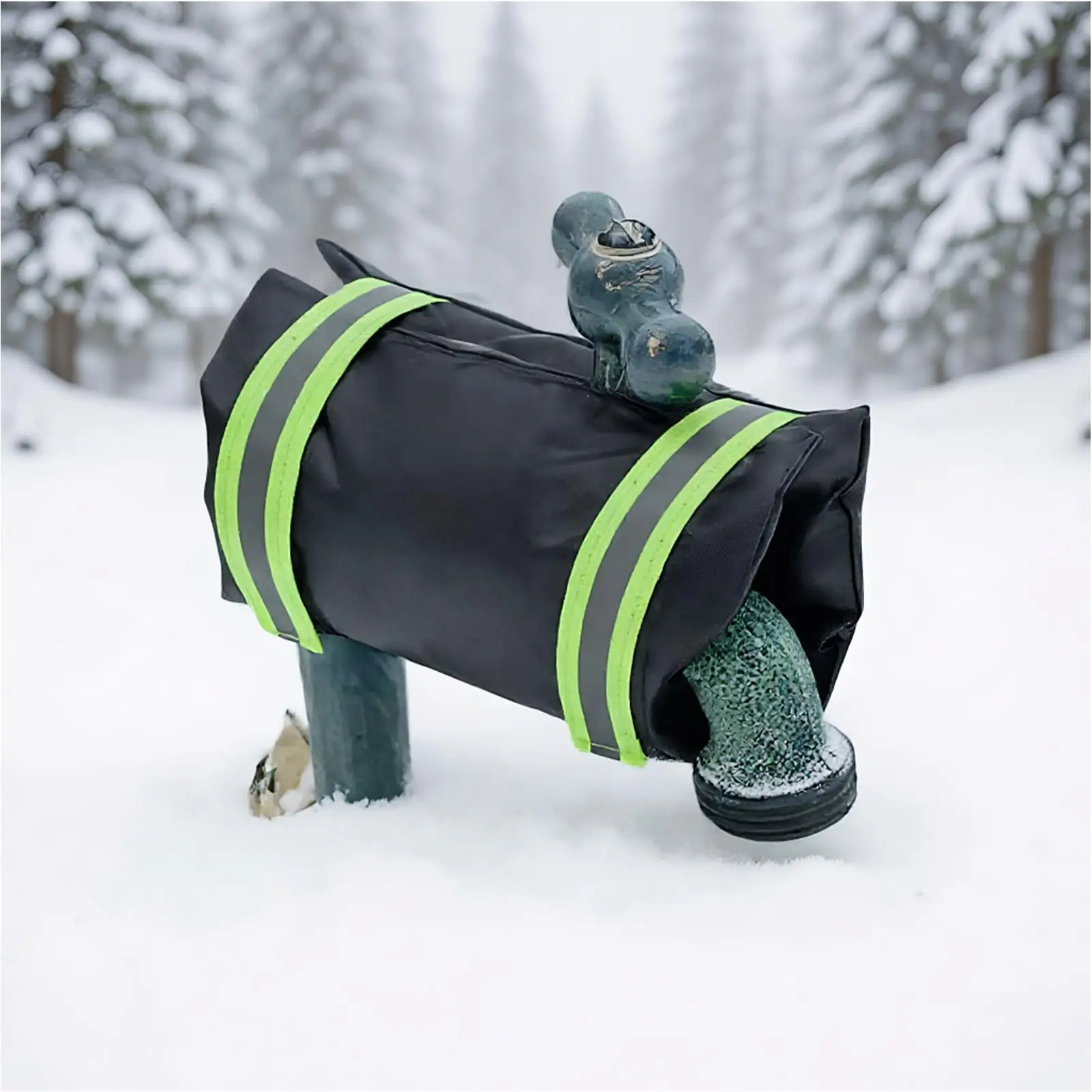 Faucet Covers For Winter 2 Pieces 10x7 Inch Tap Freeze Reflective Hood Weather Proof Faucet Cover For Home Farm RV Garden Cold