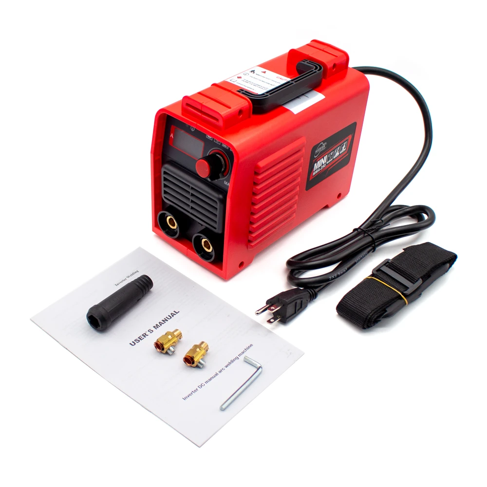 

110V MMA-250 Inverter Welding Machine Home Mini Welder 20-250A 4000W IP21S 1.6/2.5/3.2MM Welding Rod