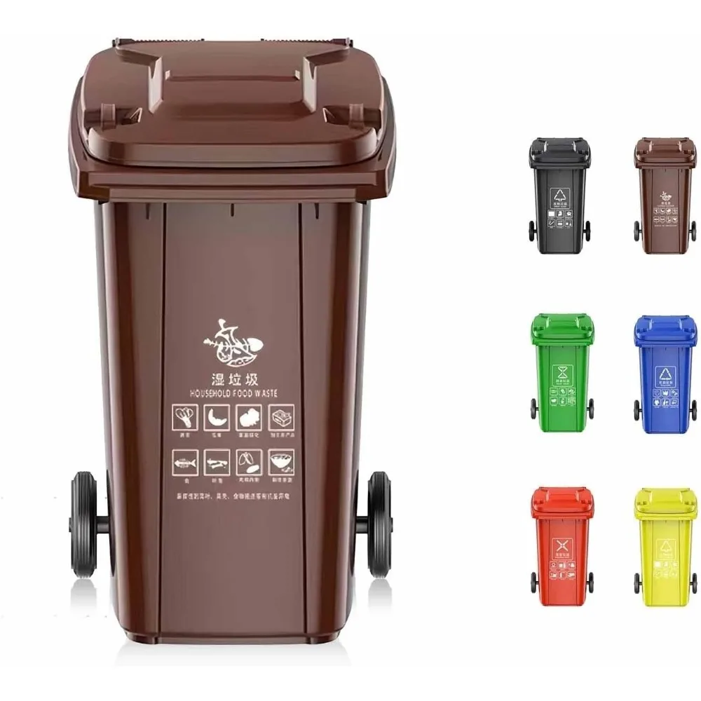 

Large-Capacity Outdoor Heavy-Duty Trash Cans with Lids: 80L, 100L, 120L, and 240L Options for Commercial Use