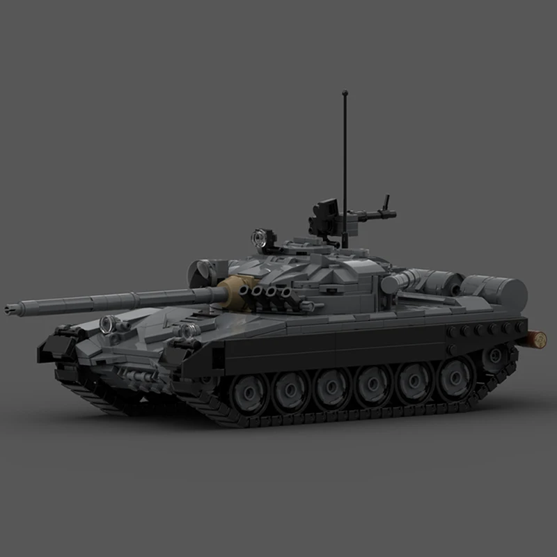 688 pièces – Modèle de char militaire TMOC-72 Ural MOC – Blocs de construction modulaires personnalisables – Briques populaires et simples – Jouet de bricolage pour enfants – Cadeaux de vacances