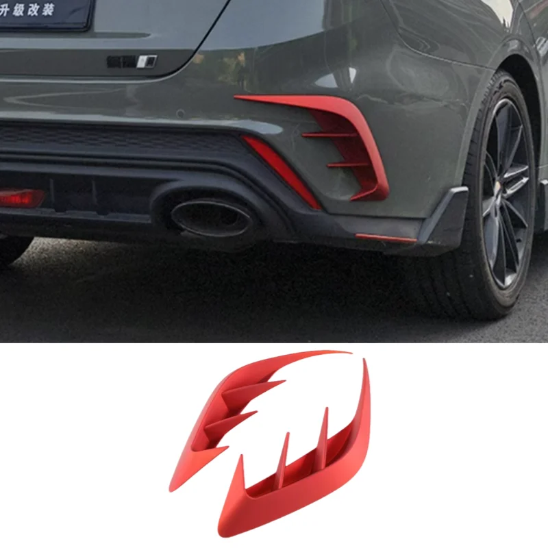 For GEELY Binray Cool 2022 2023 Exterior Accessories REAR Fog Lights Lamps Eyebrow  Rear Wind Knife Body Decoration Cover Trim