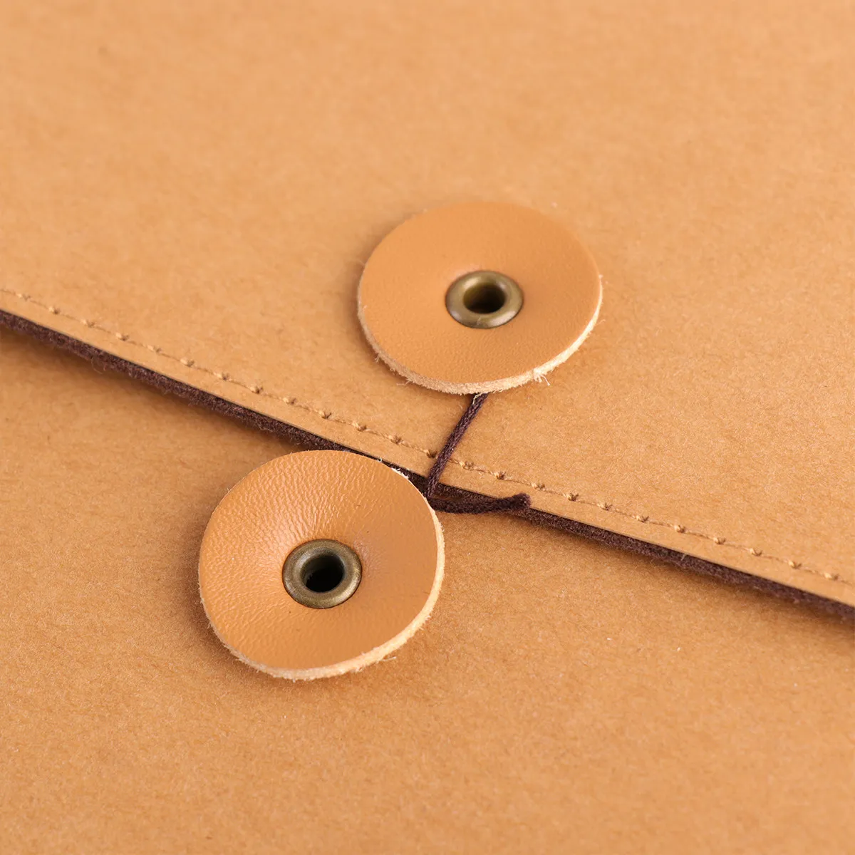 

Waterproof File Bag Heavy Duty Kraft Paper File Pocket for Documents Papers Receipts Easy Carry Folder Case Yellow